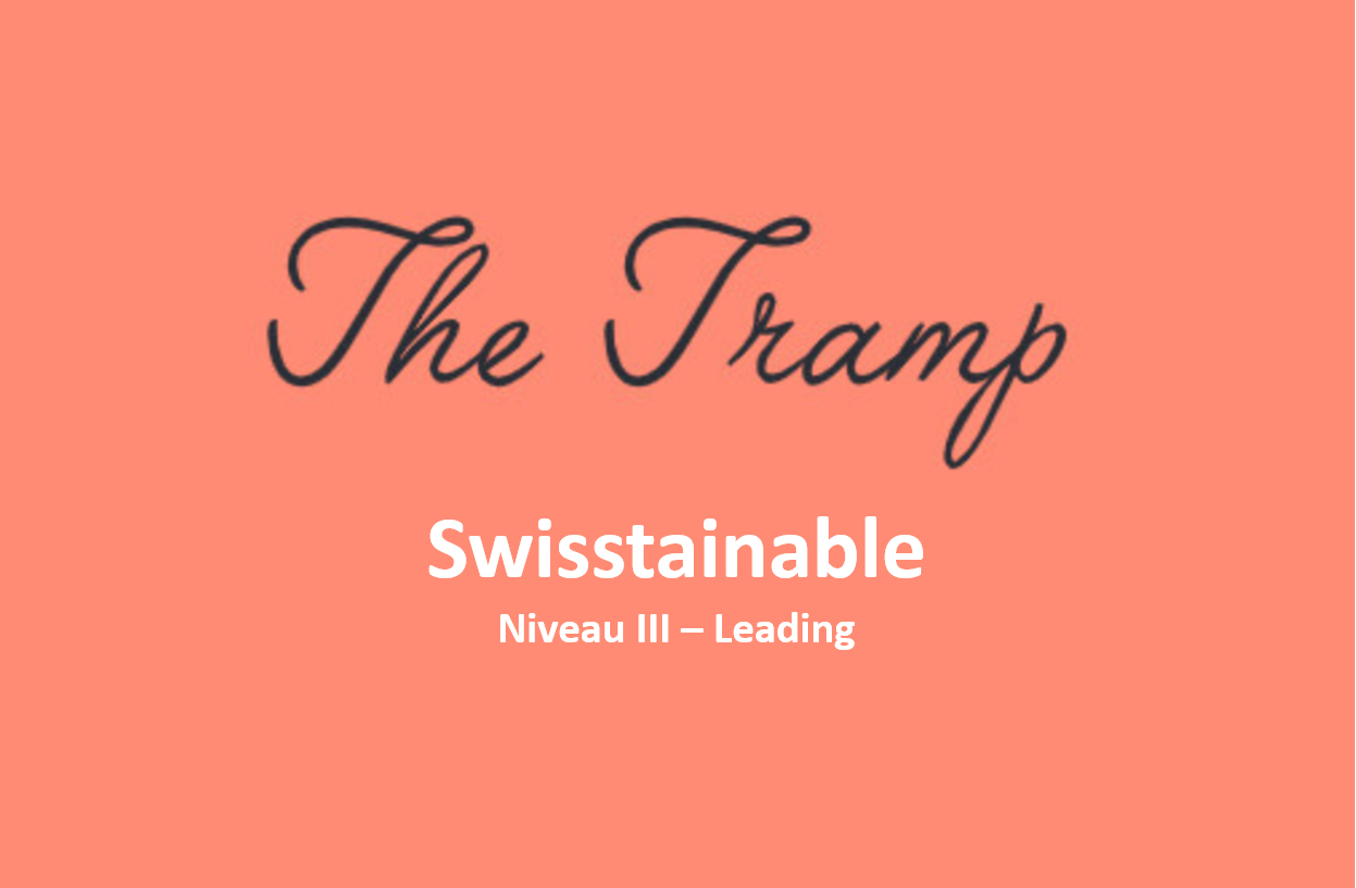 Swisstainable Niveau III – leading - The Tramp